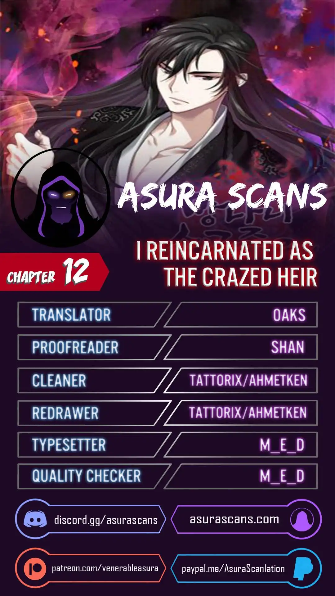 I Reincarnated As The Crazed Heir Chapter 12 1